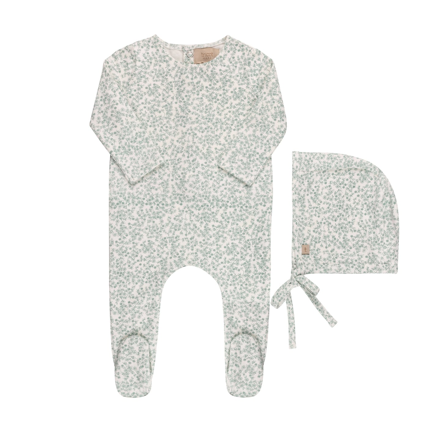 Ditsy Print Floral Layette Set