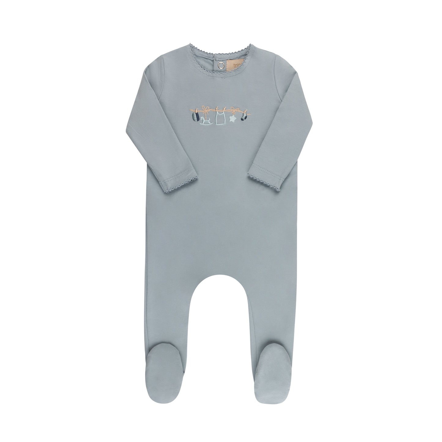 Embroidered Clothesline Layette set