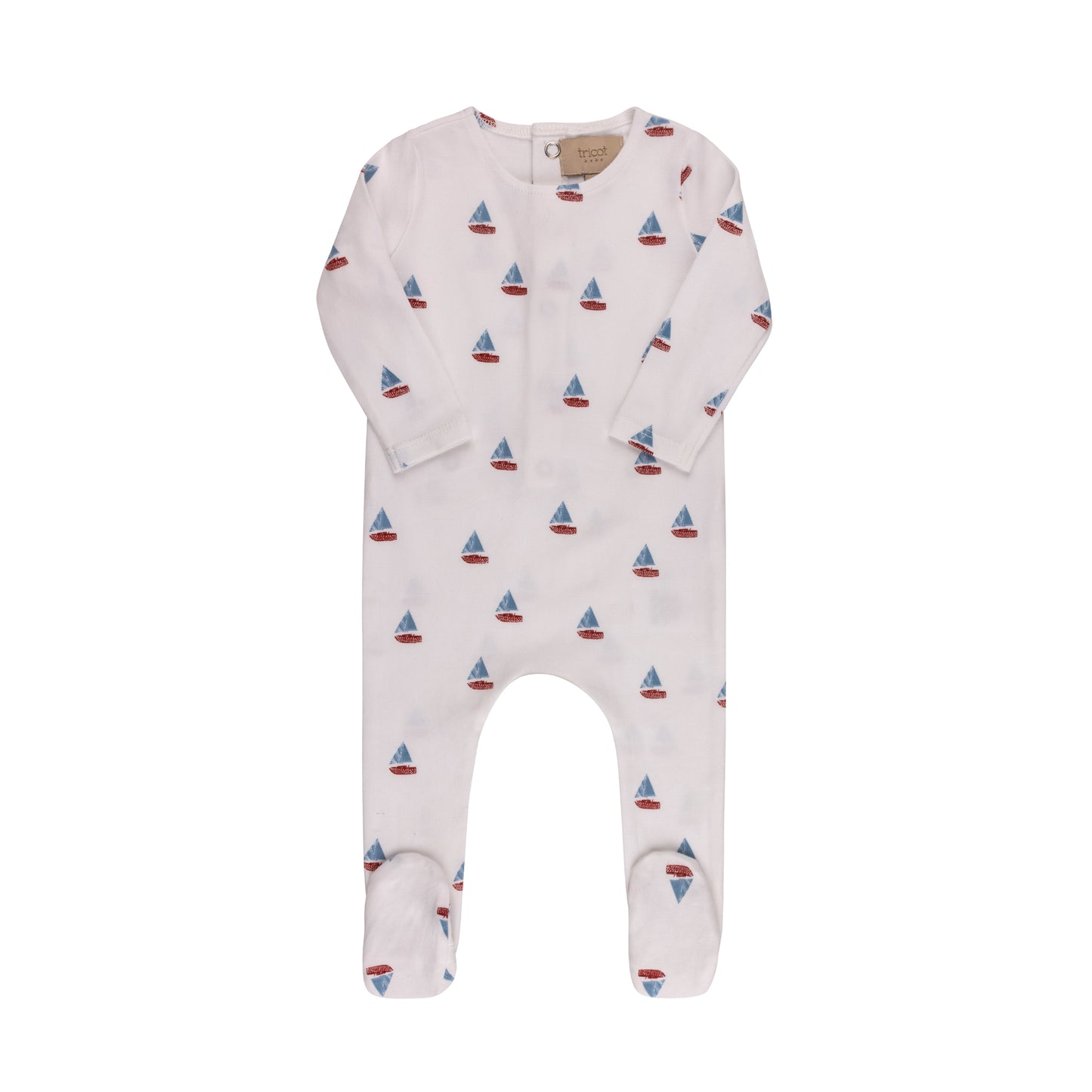 Printed Cherries/ Boat Layette Set