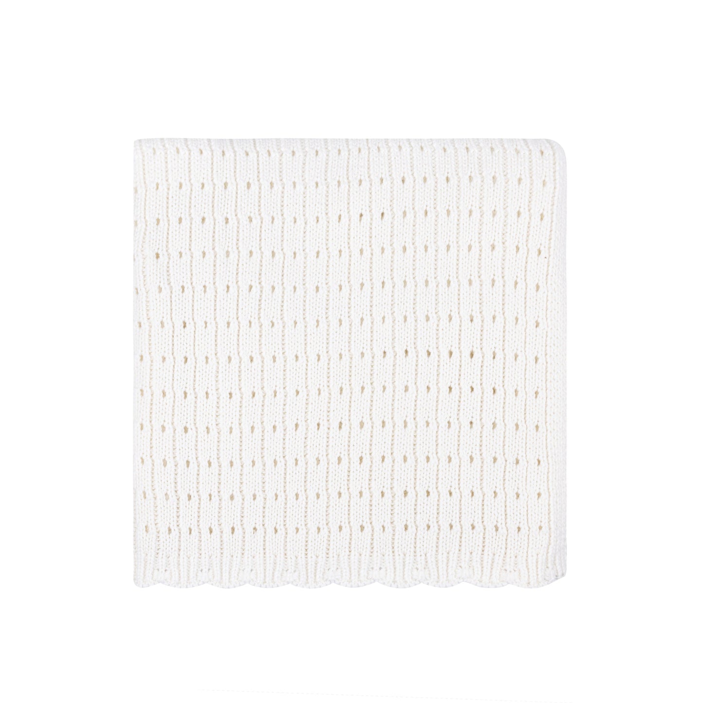 Pointelle Knit Blanket