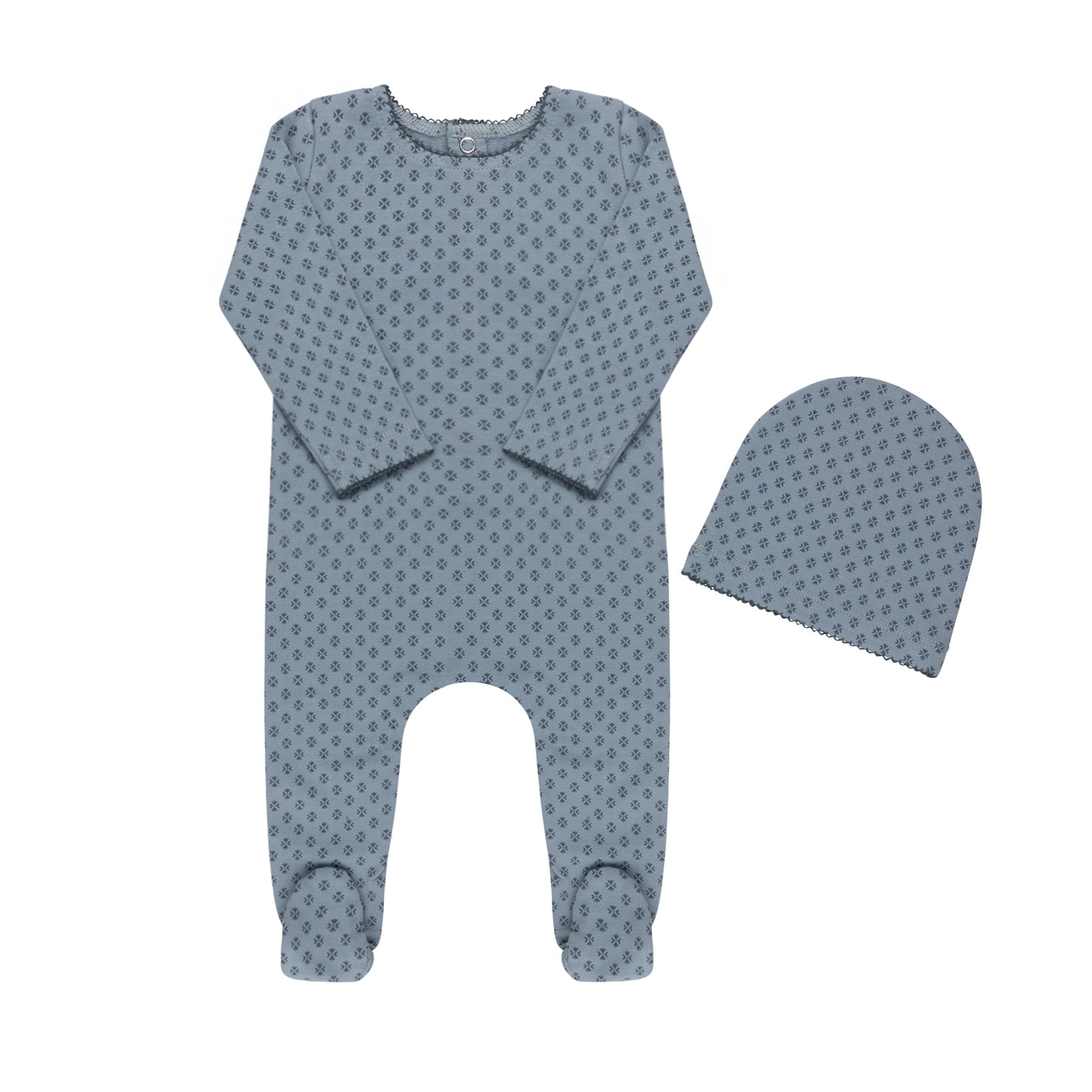 Ditsy Print Layette Set