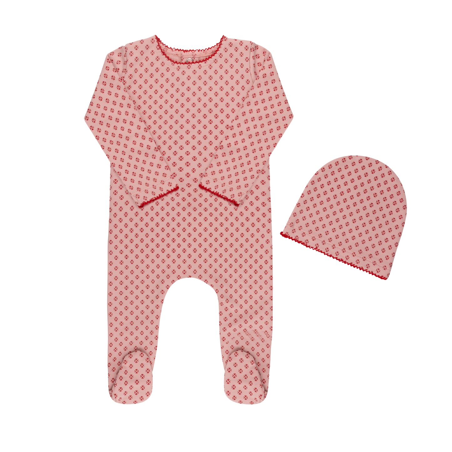 Ditsy Print Layette Set