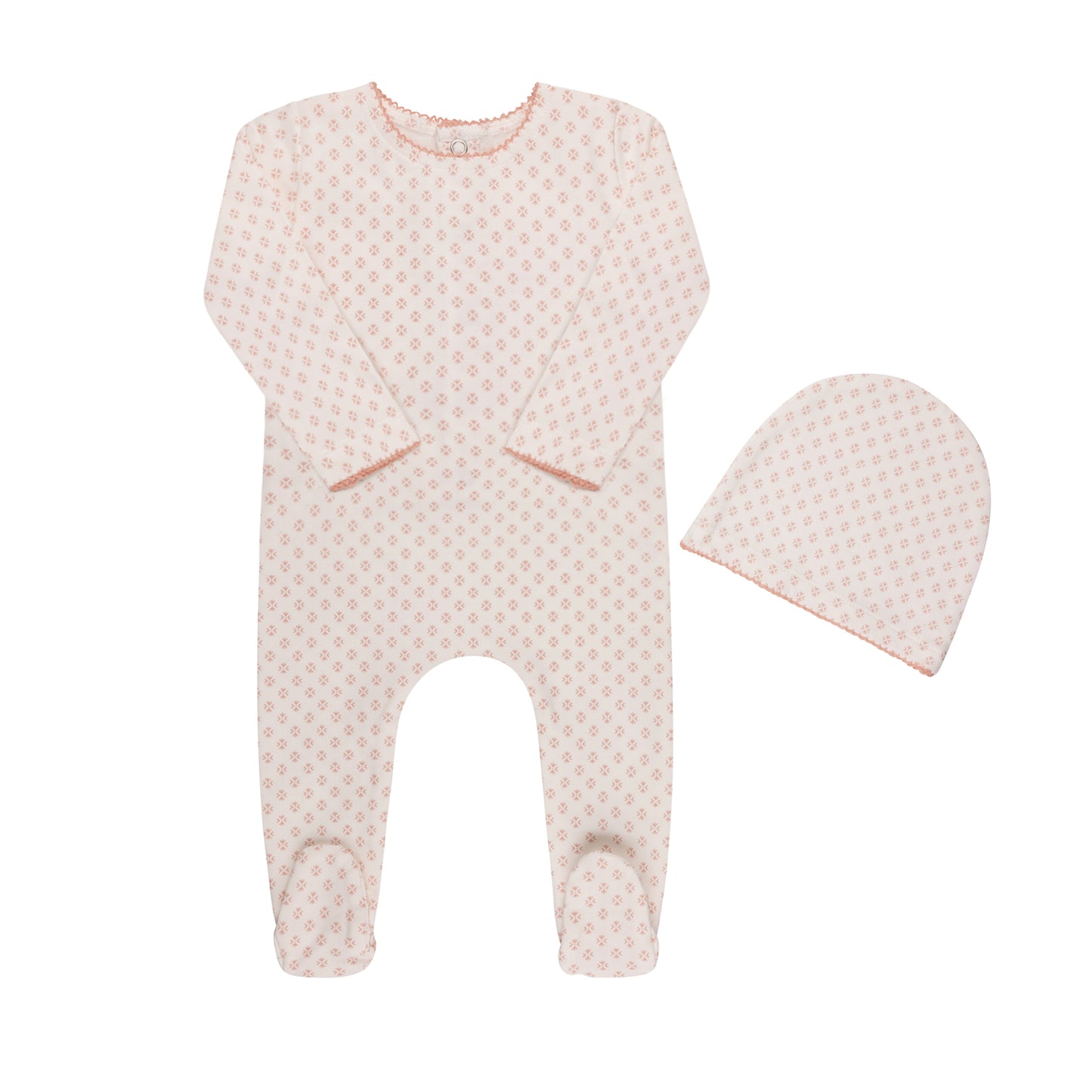 Ditsy Print Layette Set