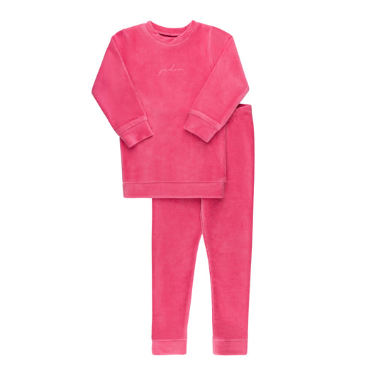 Ribbed Velour Pajamas