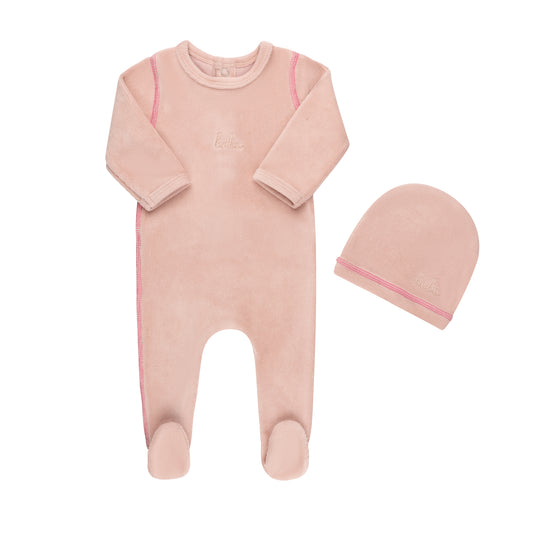 Ribbed Velour Bebe Layette Set