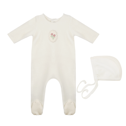 Crochet Embroidered Layette Set