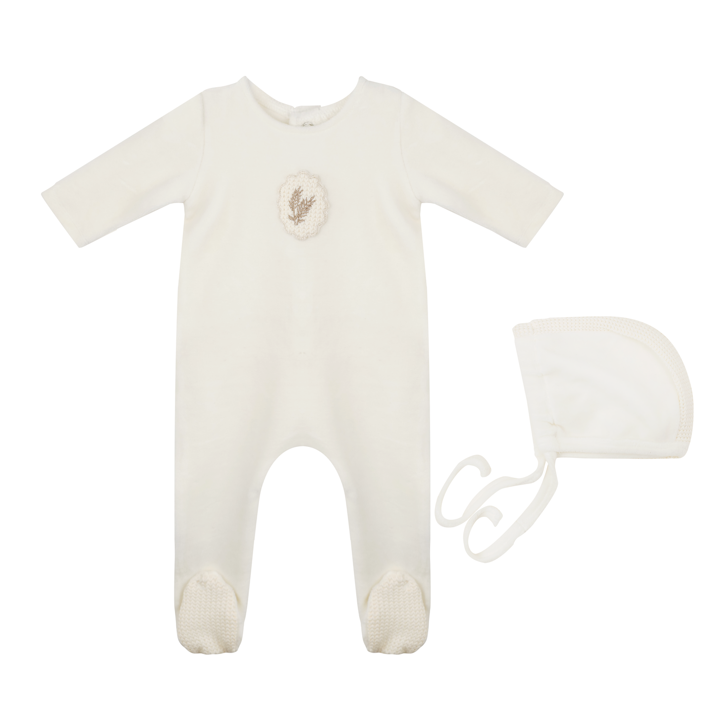 Crochet Embroidered Layette Set