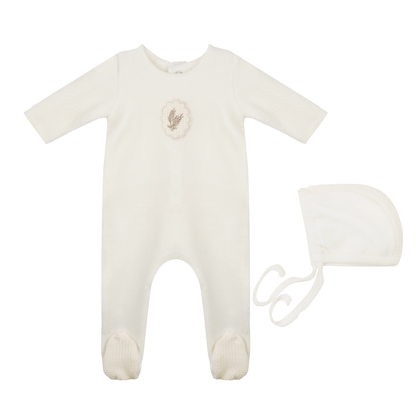 Crochet Embroidered Layette Set