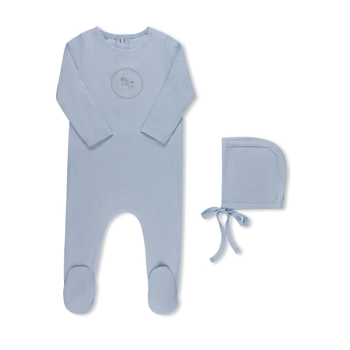 Embroidered Appliqué Collection Blue