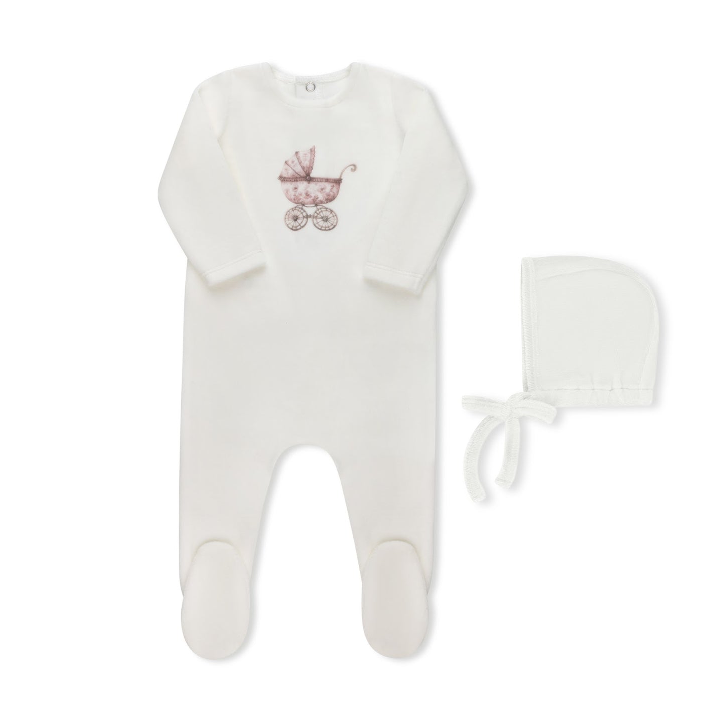 Watercolor Carriage Collection Ivory/Pink