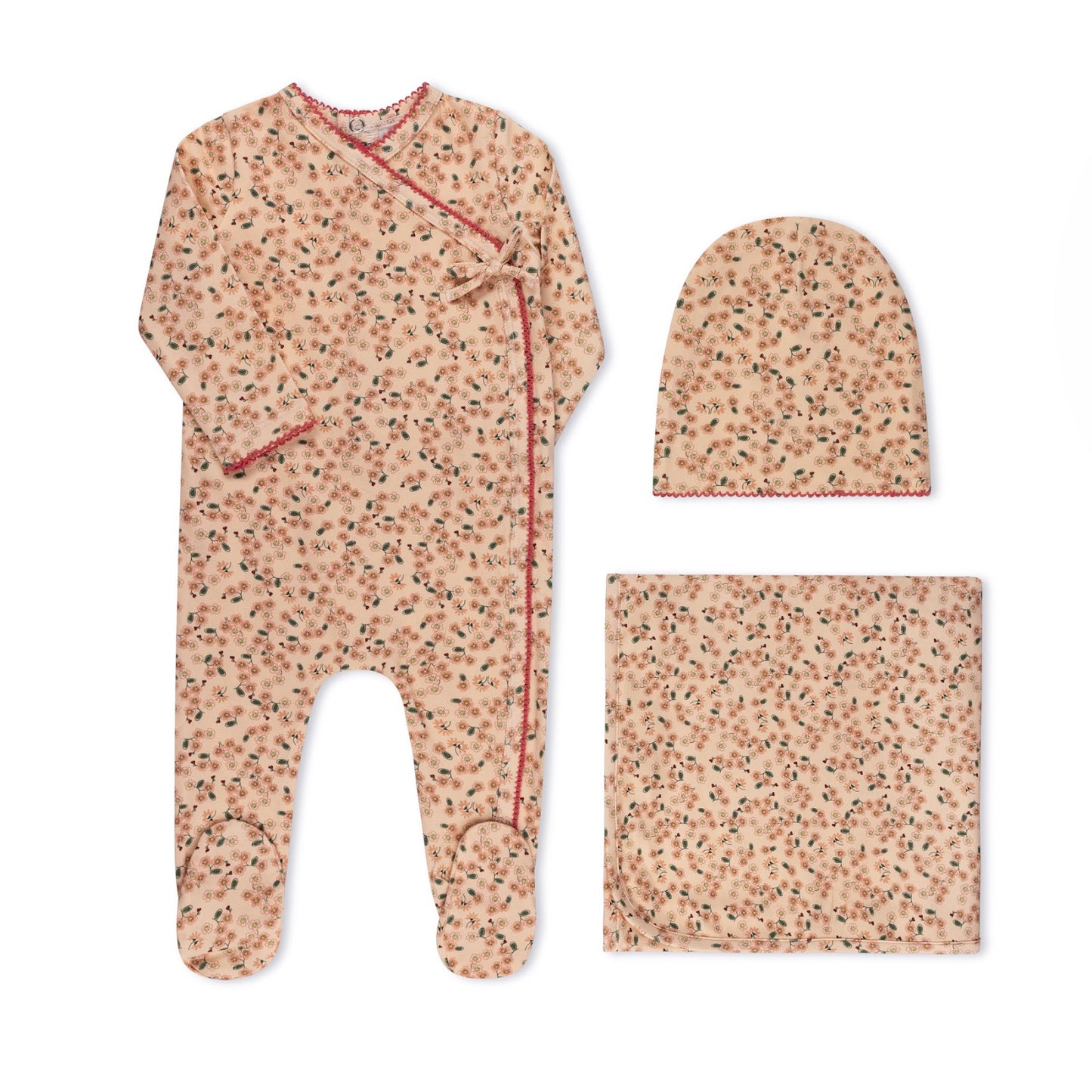 Floral Faux Wrap Collection Pink