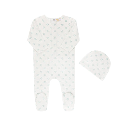 Ditsy Print Layette Set