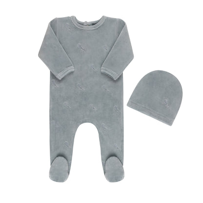 Embroidered Kite  Footie & Hat