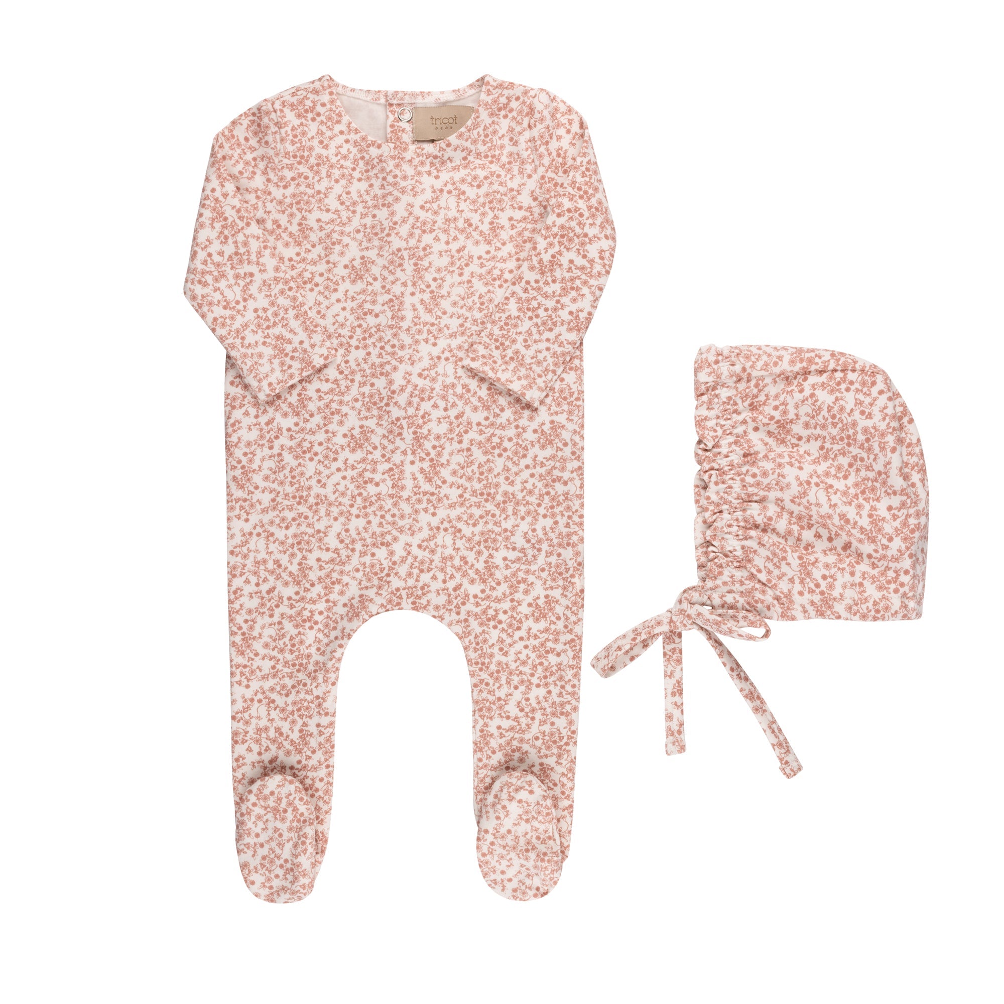 Ditsy Print Floral Layette Set