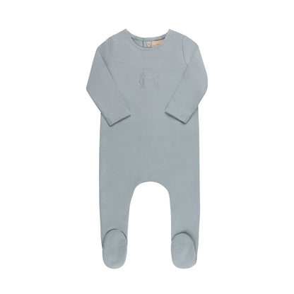Embroidered Applique Footie & Hat