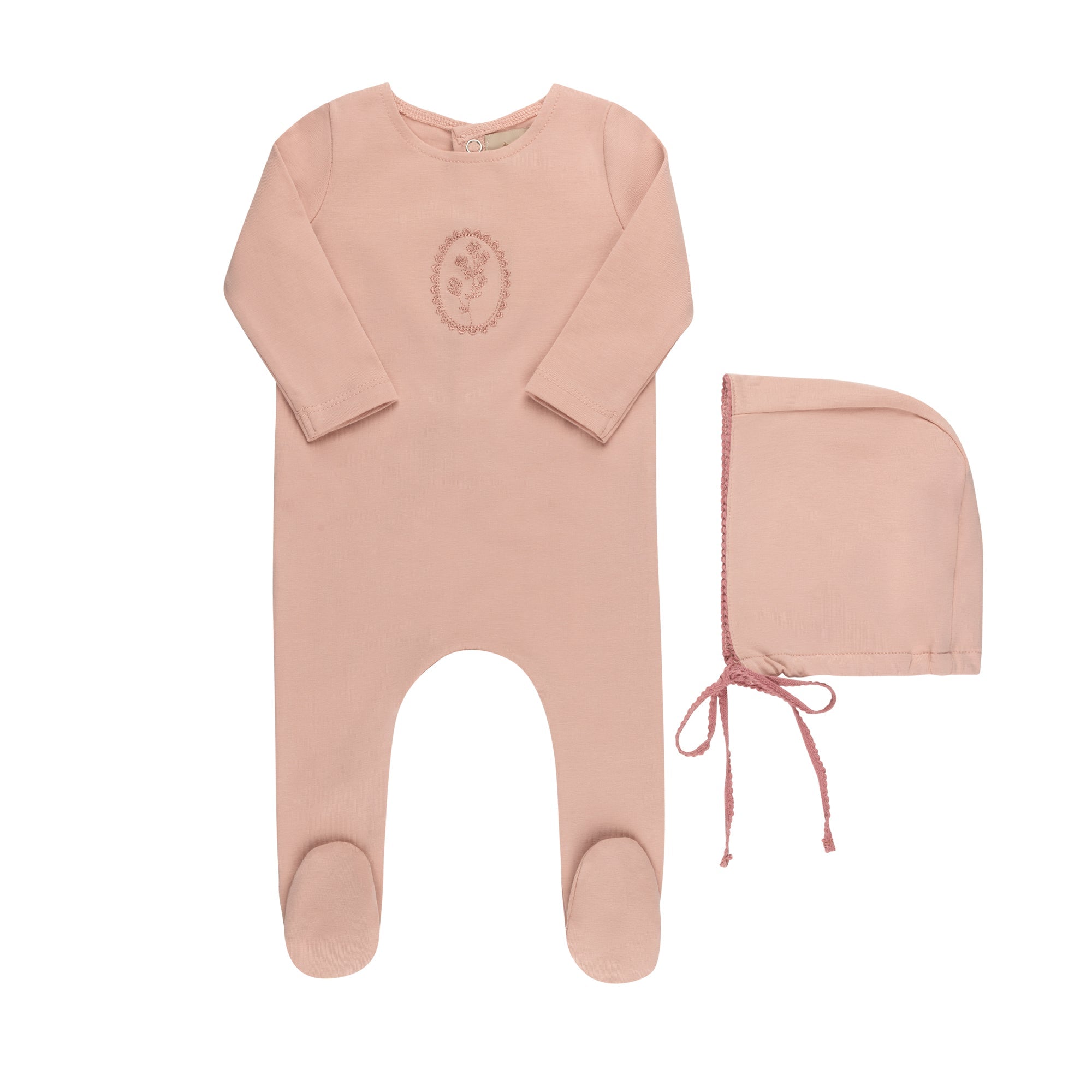 Embroidered Applique Layette Set