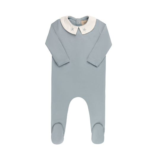 Embroidered Collar Layette Set