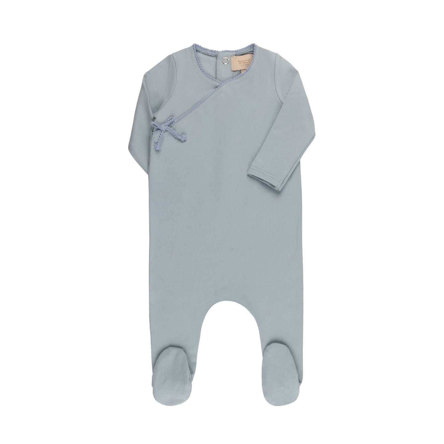 Contrast Color Kimono Layette Set