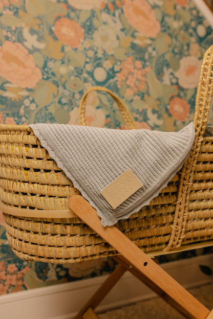 Ribbed Knit Blanket