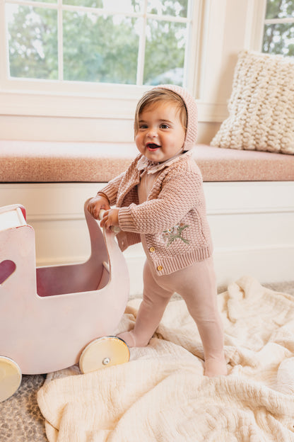 Embroidered Collar Layette Set