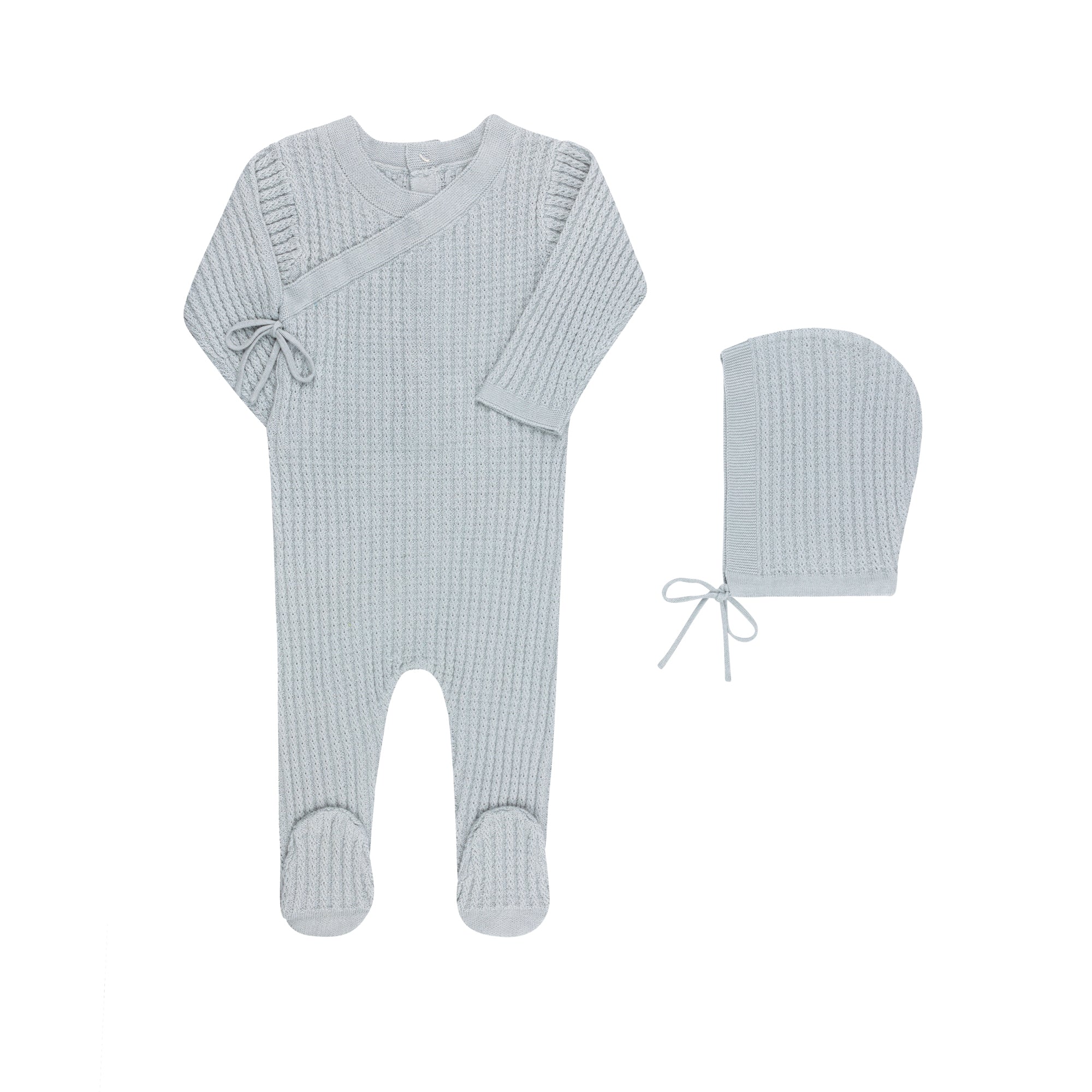 ⁠Ribbed Knit Layette Set -  Few Pieces Left