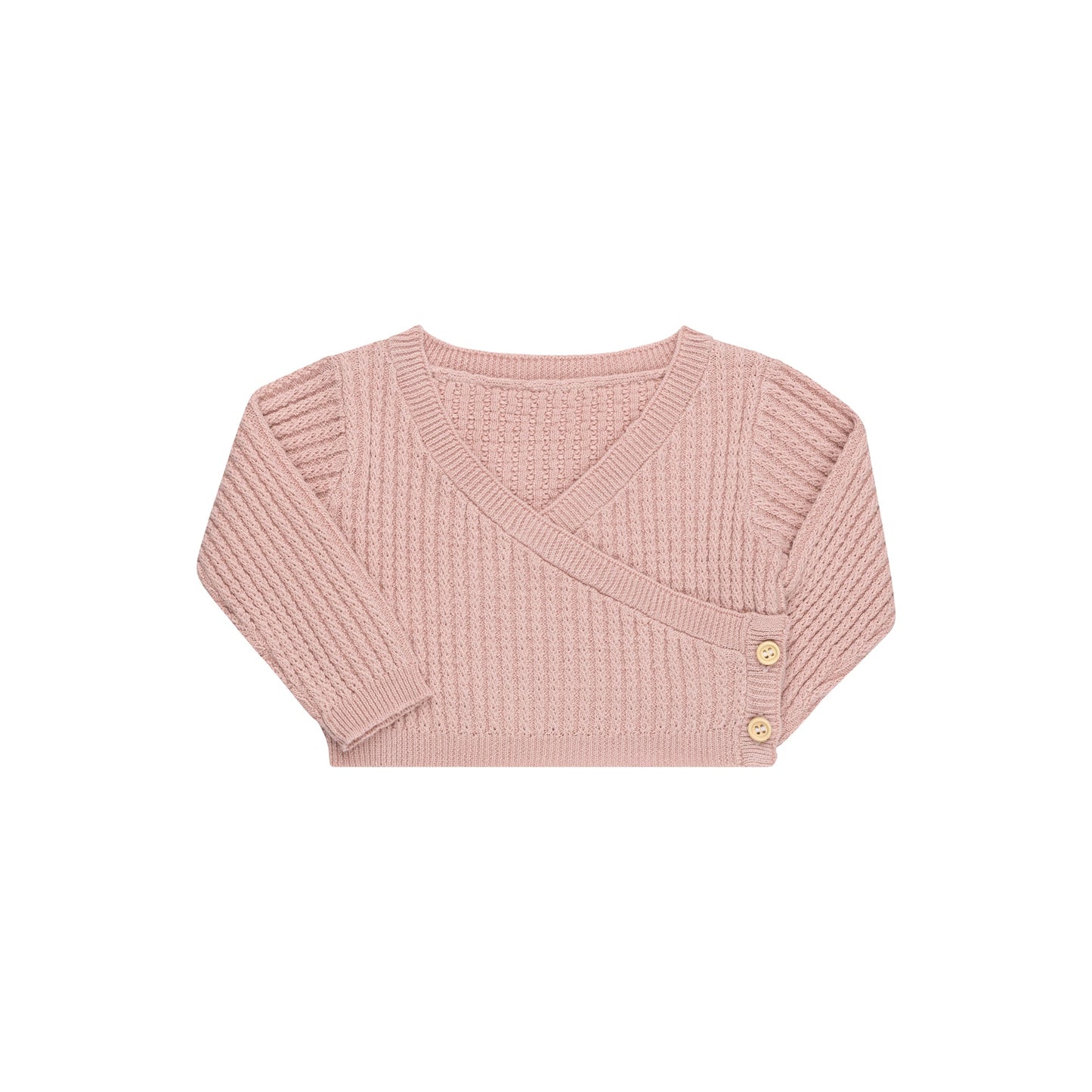 Embroidered Collar Footie and Knit Cardigan