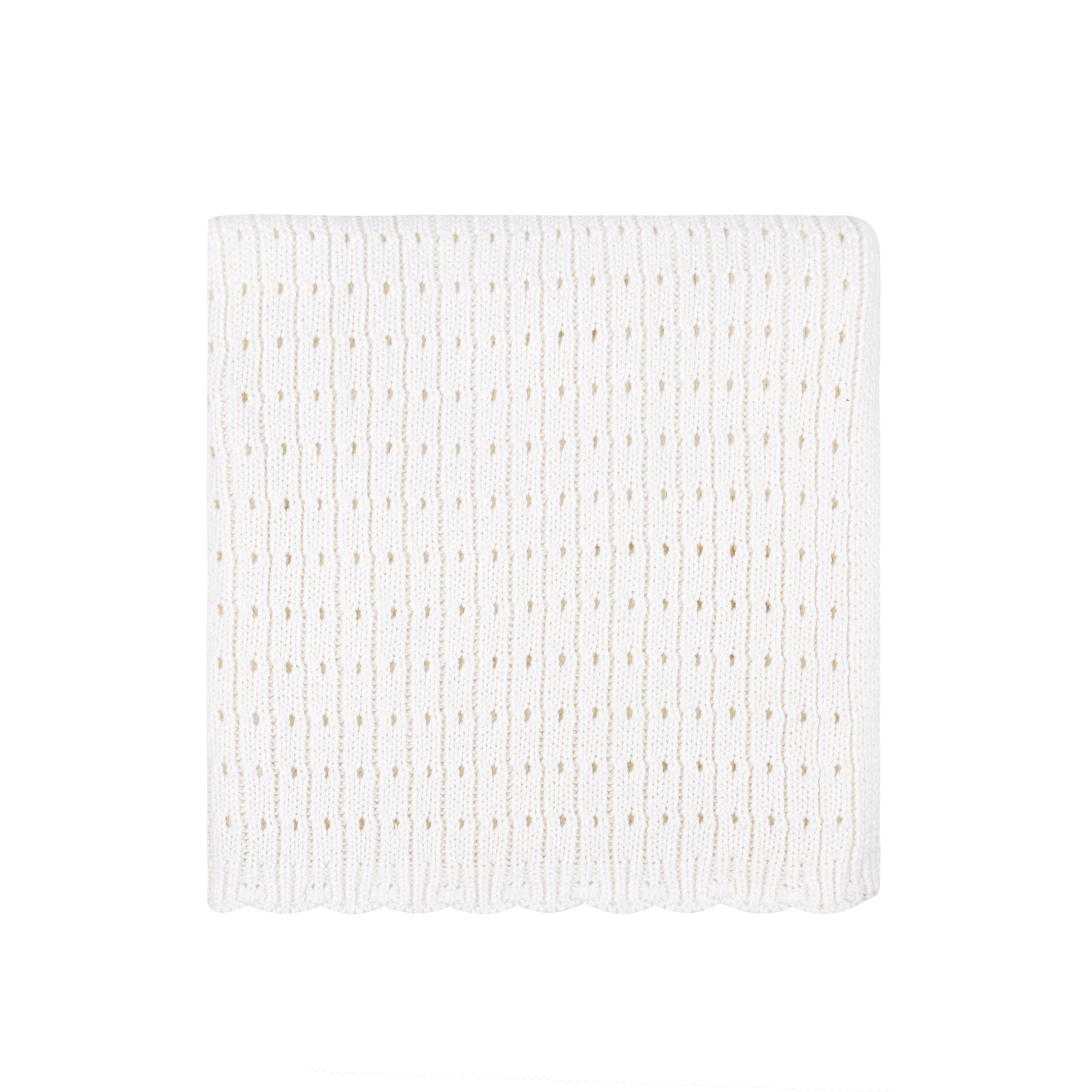 Pointelle Knit Blanket