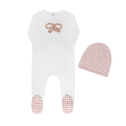 Checked Fringe Footie