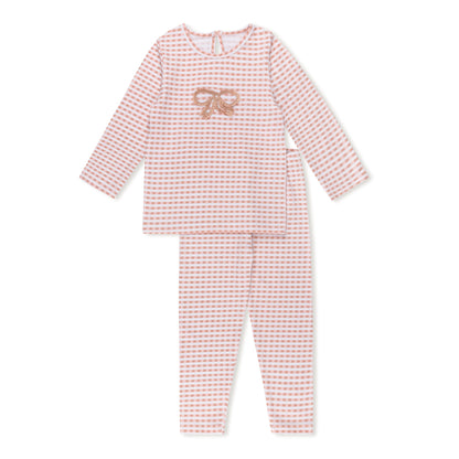 Checked Fringe Pjs