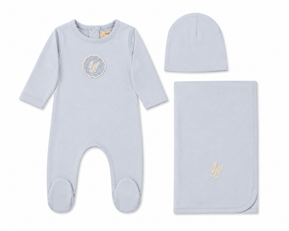 Crochet Applique (Cotton) Layette Set