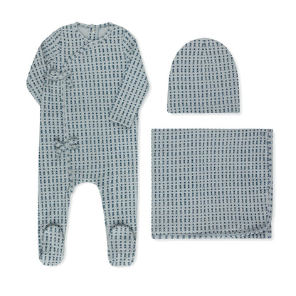 Ditsy Print Layette Set