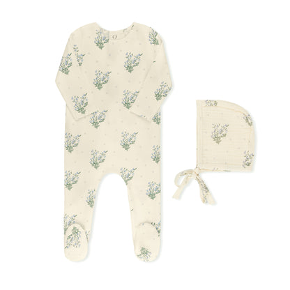 Scattered Floral Footie