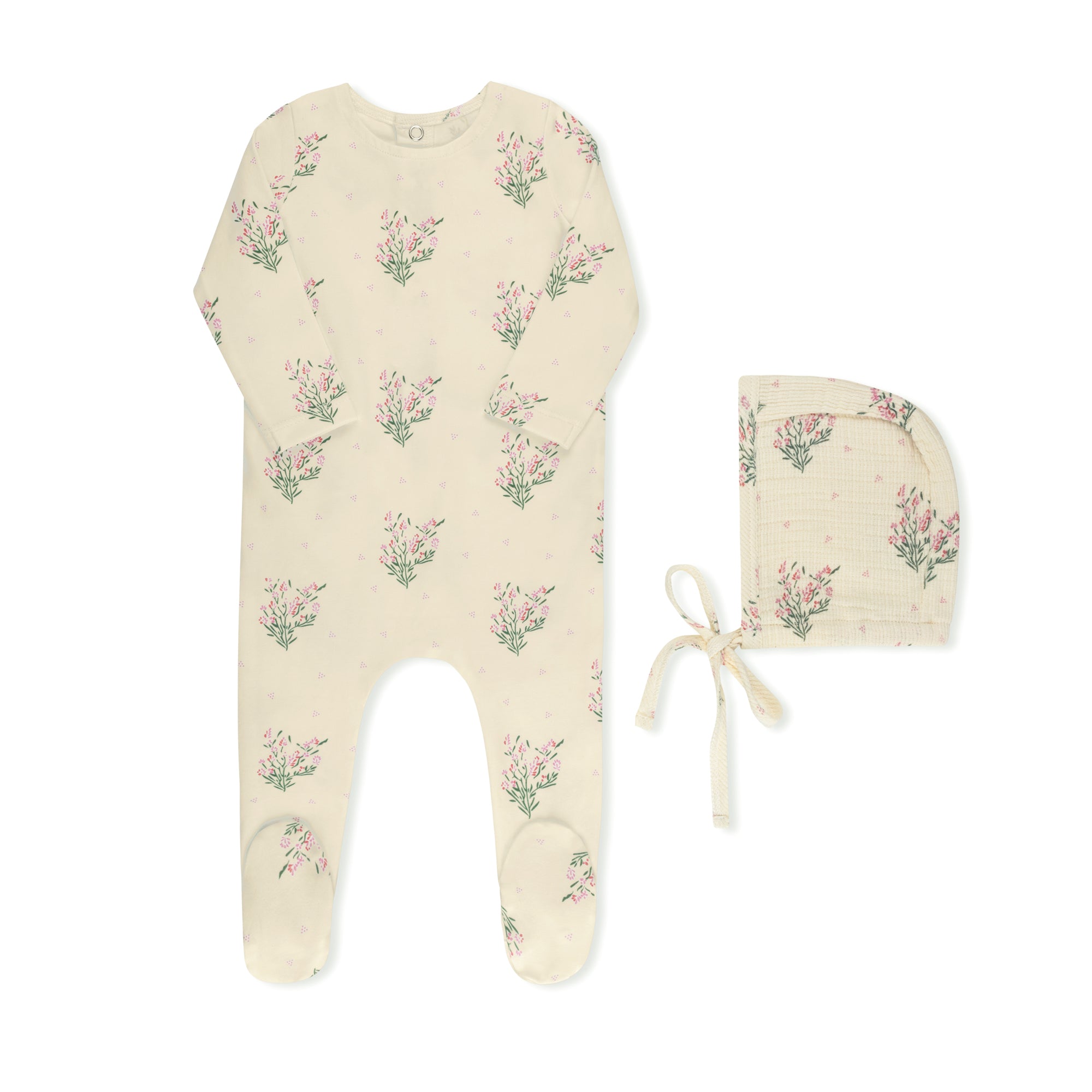 Scattered Floral Footie