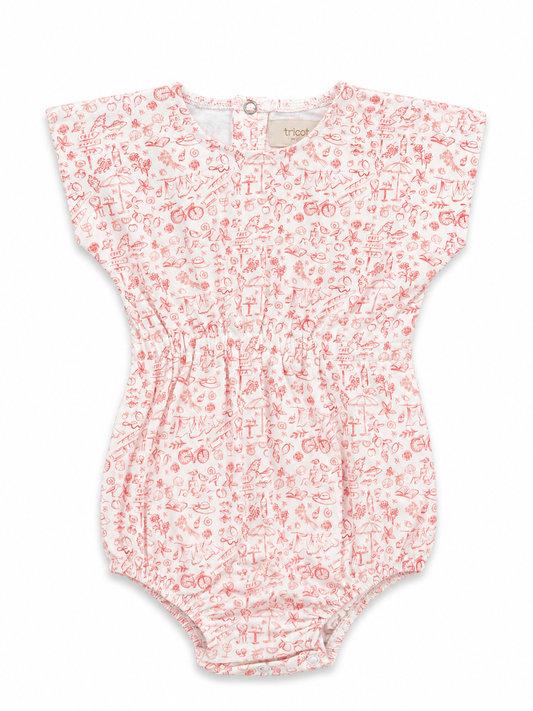 Summer Print Romper