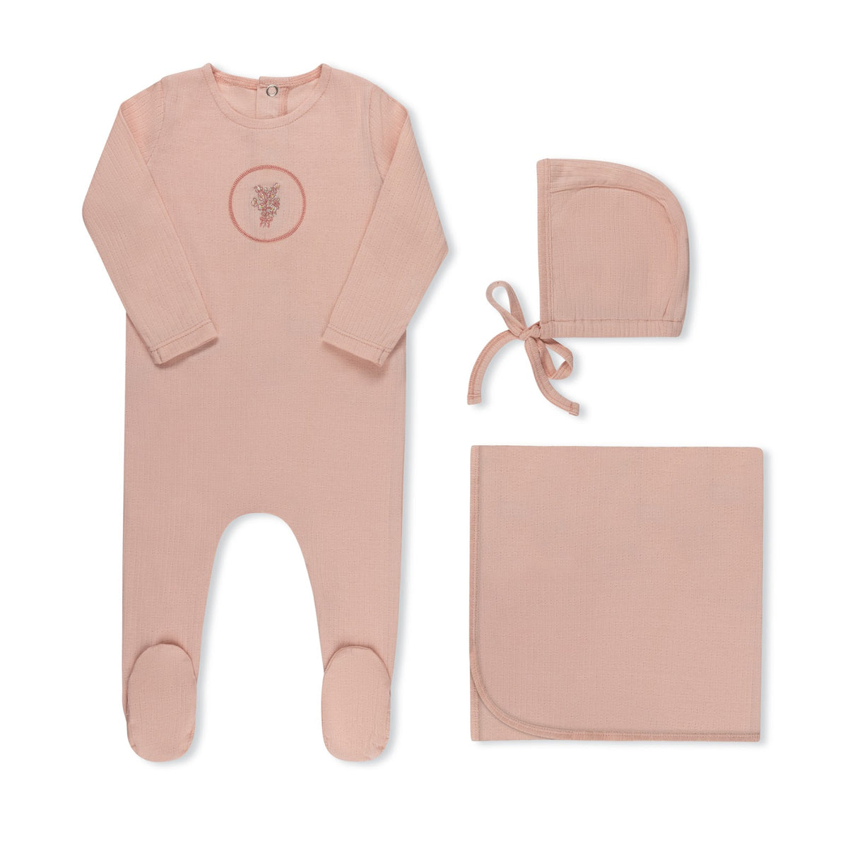 Embroidered Appliqué Collection Pink - Full Set