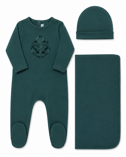 Fringe Footie Layette Set