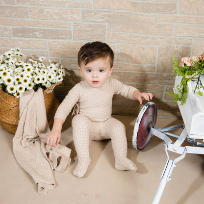 Honeycomb Knit Layette Set