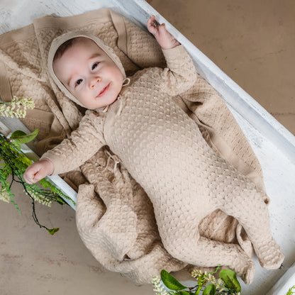 Honeycomb Knit Layette Set