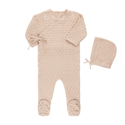 Honeycomb Knit Layette Set