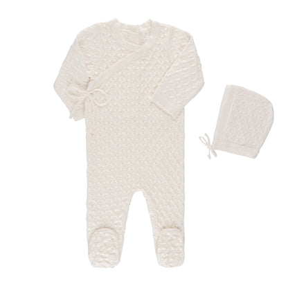 Honeycomb Knit Layette Set