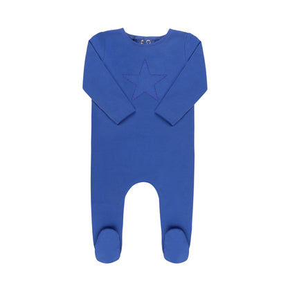 Ribbed Star Footie & Hat