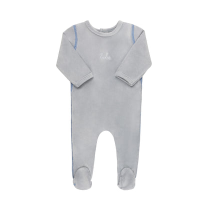 Ribbed Velour Bebe Layette Set