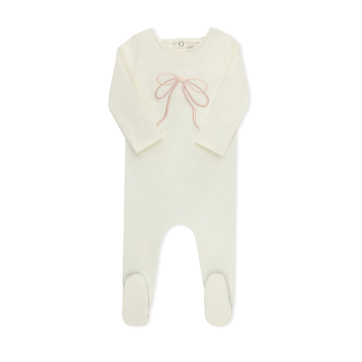 Bow footie without hat — TB by Tricot
