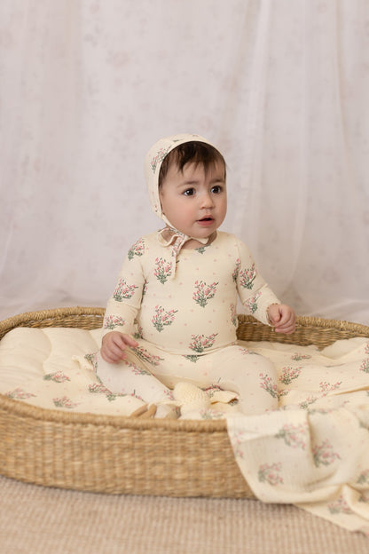 Scattered Floral Footie