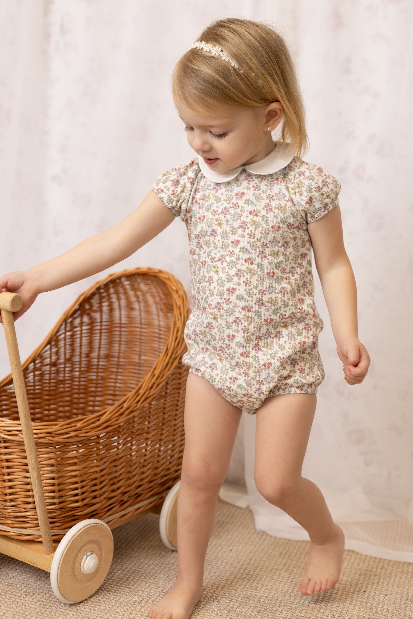 Liberty Print Short Romper