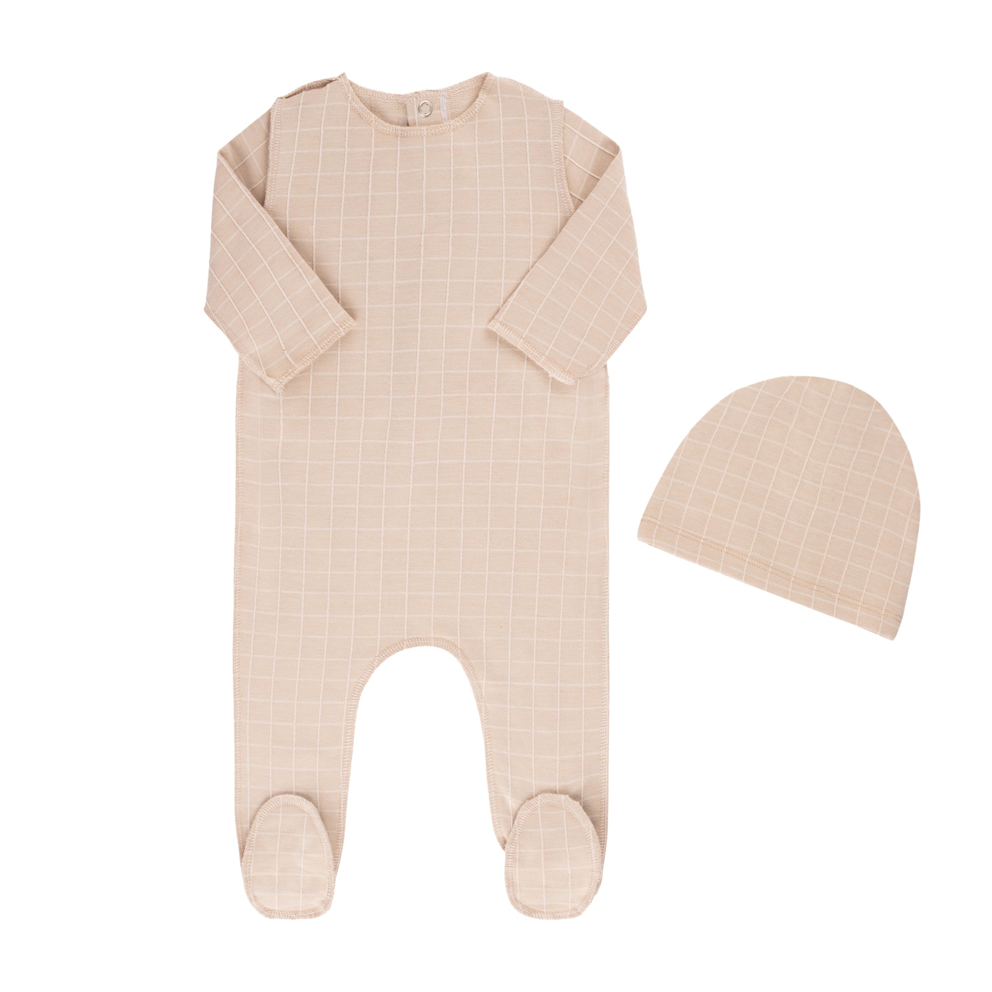 Checkered Layette Set